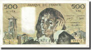 Frankreich 500 Francs Pascal, 1975-11-06, SS, Fayette:71.13, KM:156c -