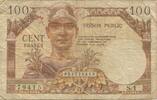 Frankreich 100 Francs 1955-1963 Treasury, S, Fayette:VF34.1, KM:M11a -