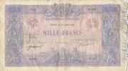 Frankreich 1000 Francs Bleu et Rose, 1912-07-29, SS, Fayette:36.26 -