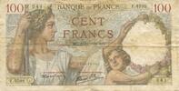 Frankreich 100 Francs Sully, 1939-11-30, SGE, Fayette:26.16, KM:94 -