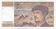 Frankreich 20 Francs Debussy, UNZ, Fayette:66.10, KM:151c -