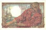Frankreich 20 Francs Pêcheur, V.188, VZ, Fayette:13.13, KM:100c -