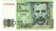 Spanien 1000 Pesetas Geldschein, 1979-10-23, KM:158, SS+ -