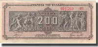 Griechenland 200,000,000 Drachmai Geldschein, KM:131a, VZ -