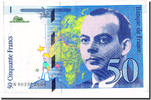 Frankreich 50 Francs St Exupéry, SS, KM:157a -