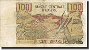 Algeria 100 Dinars Geldschein, 1970-11-01, KM:128b, SS -