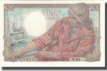 Frankreich 20 Francs Pêcheur, 1942-09-24, UNZ, Fayette:13.3, KM:100a -