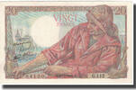 Frankreich 20 Francs Pêcheur, 1944-02-10, UNZ, Fayette:13.8, KM:100a -