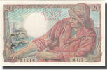 Frankreich 20 Francs Pêcheur, 1944-05-17, UNZ, Fayette:13.9, KM:100a -