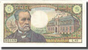 Frankreich 5 Francs Pasteur, 1967-12-07, VZ+, Fayette:61.6, KM:146b -