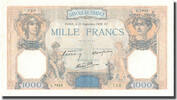 Frankreich 1000 Francs Cérès et Mercure, 1939-09-21, UNZ- -