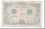 Frankreich 20 Francs Bleu, 1913-02-01, S, Fayette:10.3, KM:68b -