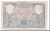 100 Francs 1889 Frankreich Bleu et Rose, 28.03.1889, S+, Fayette:21.2, KM:65a S+