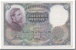 Spanien 50 Pesetas Geldschein, 1931-04-25, KM:82, SS+ -