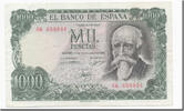 Spanien 1000 Pesetas Geldschein, 1971-09-17, KM:154, VZ -