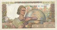 Frankreich 10,000 Francs Génie Français, VZ, Fayette:50.77, KM:132d -