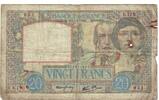 Frankreich 20 Francs Science et Travail, 1940-08-01, SGE, Fayette:12.05 -