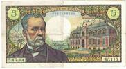 Frankreich 5 Francs Pasteur, W.115, S+, Fayette:61.12, KM:146b -