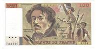 Frankreich 100 Francs Delacroix, J.114, UNZ-, Fayette:69.10, KM:154b -