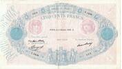 Frankreich 500 Francs Bleu et Rose, Y.2439, S+, Fayette:30.37, KM:66m -