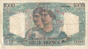 Frankreich 1000 Francs Minerve et Hercule, O.118, SS, Fayette:41.7 -