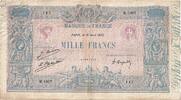 Frankreich 1000 Francs Bleu et Rose, M.1907, S, Fayette:36.41, KM:67j -