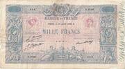 Frankreich 1000 Francs Bleu et Rose, S.2546, S, Fayette:36.43, KM:67k -