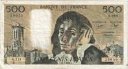 Frankreich 500 Francs Pascal, A.213, SS, Fayette:71.31, KM:156e -