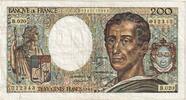 Frankreich 200 Francs Montesquieu, B.020, SS+, Fayette:70.03, KM:155a -
