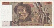Frankreich 100 Francs Delacroix, G.161, VZ, Fayette:F.69bis02b, KM:154e -