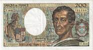 Frankreich 200 Francs Montesquieu, Undated (1981), Y.002, SS -