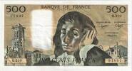 Frankreich 500 Francs Pascal, Q.210, VZ, Fayette:71.31, KM:156e -