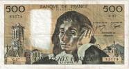 Frankreich 500 Francs Pascal, C.97, S+, Fayette:71.18, KM:156d -