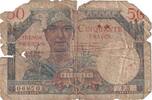 Frankreich 50 Francs 1947 French Treasury, F.3, GE -