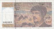 Frankreich 20 Francs Debussy, K.063, S+ -