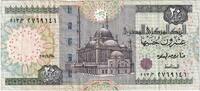 Ägypten 20 Pounds Geldschein, KM:52b, SS -