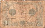 Frankreich 5 Francs Bleu, 1916-06-28, Z.12584, SGE -