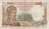 Frankreich 50 Francs Cérès, C.3091, S, Fayette:17.17, KM:81 -