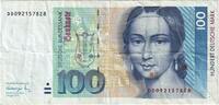 Bundesrepublik Deutschland 100 Deutsche Mark KM:41b, SS -