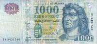 Ungarn 1000 Forint KM:197b, SS+ -