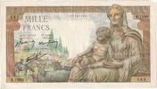1000 Francs 1943 Frankreich Déesse Déméter, 1943-07-22, Z.7292, SGE+ SGE+