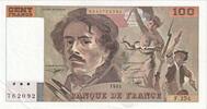 Frankreich 100 Francs Delacroix, F.254, VZ -
