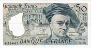 Frankreich 50 Francs Quentin de La Tour, K.56, SS+ -