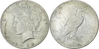 Vereinigte Staaten Dollar Peace Dollar, Philadelphia, Silber, SS+ -