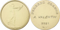 Frankreich Medaille Société Ferrero France, Gold, UNZ -