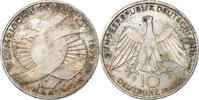 Deutschland 10 Mark Munich Olympics, Stuttgart, Silber, SS, KM:131 -