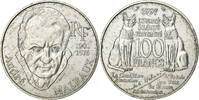 Frankreich 100 Francs André Malraux, Silber, SS+, Gadoury:954, KM:1188 -