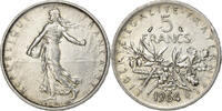 Frankreich 5 Francs Semeuse, Paris, Silber, VZ+, Gadoury:770, KM:926 -