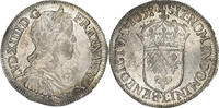 Frankreich 1/2 Écu à la mèche longue Louis XIV, Bayonne, Silber, SS -