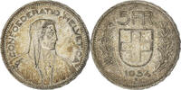 Schweiz 5 Francs Bern, Silber, SS+, KM:40 -